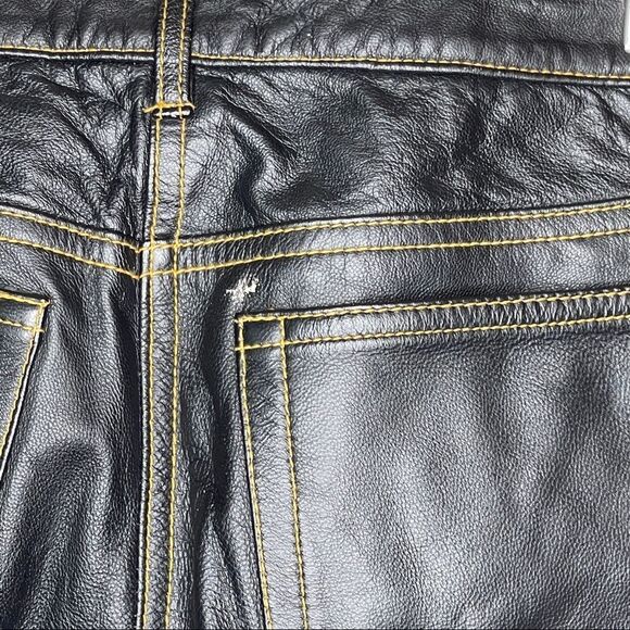 BCBGMAXAZRIA Leather Pants‎ Black - Picture 7 of 11